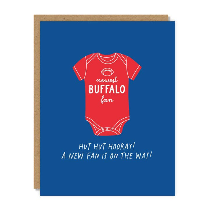 New Fan On the Way! Buffalo Bills Greeting Card