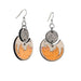 Cat with Yarn Wood Earrings