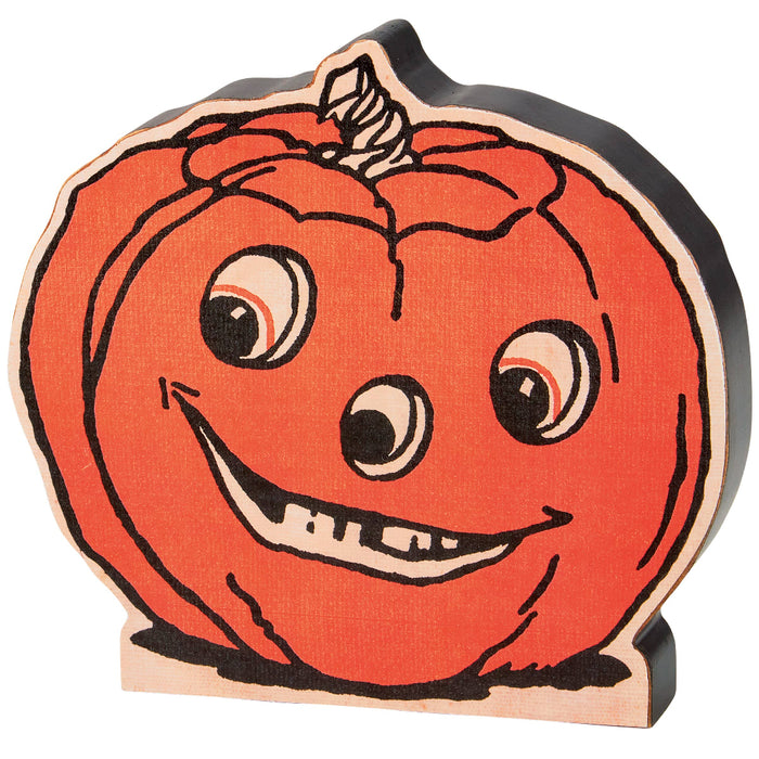 Happy Halloween Vintage Chunky Shelf Sitter
