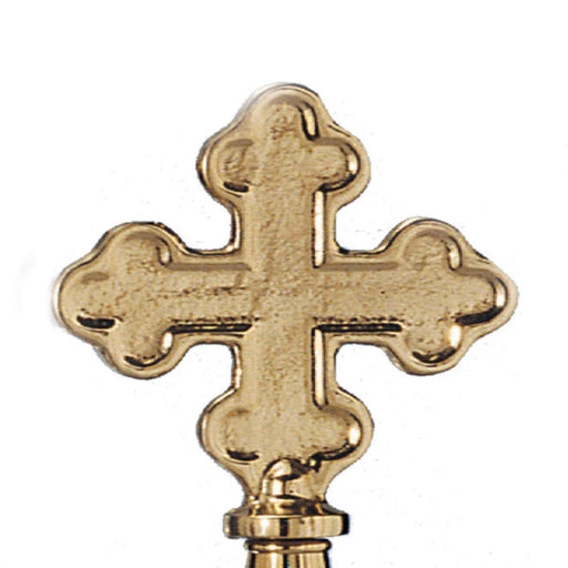 Botonee Cross Solid Brass Pole Topper