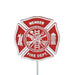 Firefighter Aluminum Grave Marker