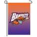 Buffalo Bandits logo on an orange and purple gradient flag