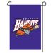 Flag with 'Buffalo Bandits' logo on a purple background