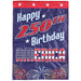Happy 250th Birthday America Applique Garden Flag