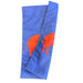 Blue garden flag with an red buffalo in the center of the flag