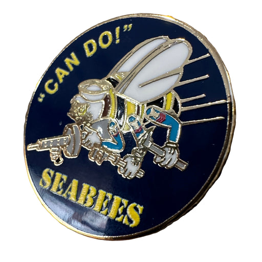 US Navy Seabees Lapel Pin
