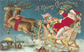 Santa Claus and Sleigh Postcard