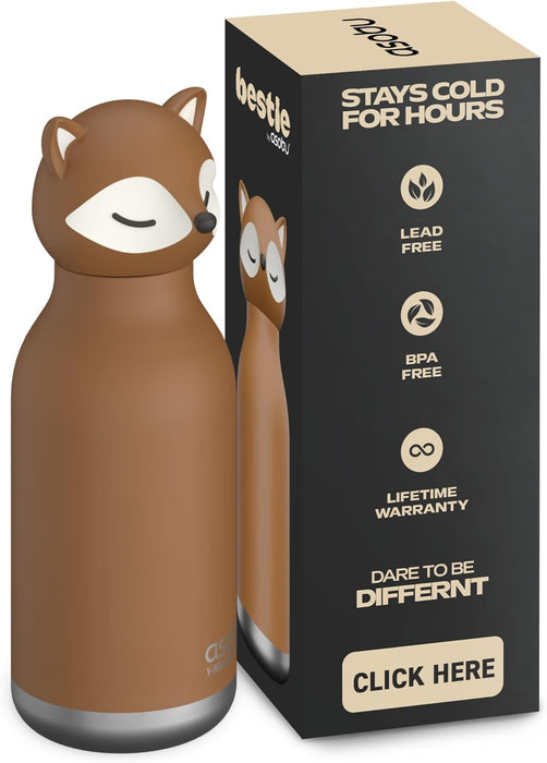 16oz Bestie Fox Animal Bottle