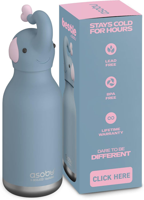 16oz Bestie Elephant Animal Bottle