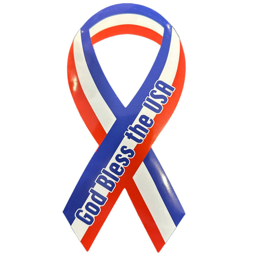 God Bless the USA Ribbon Magnet
