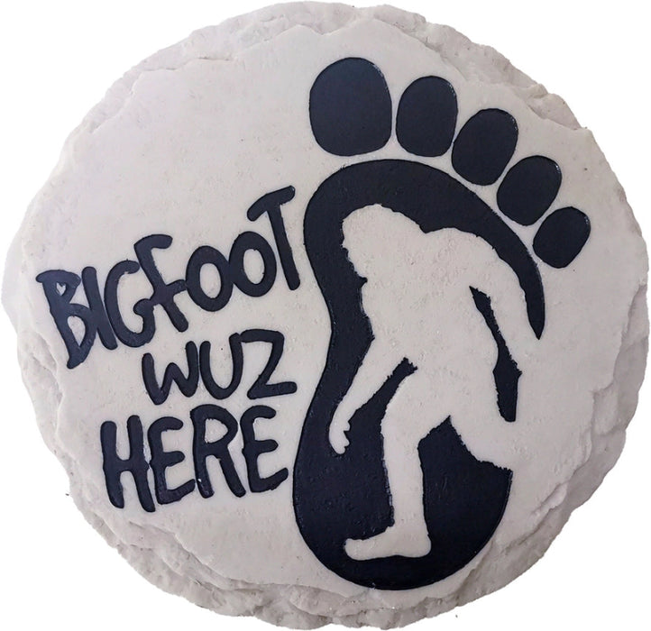 Bigfoot Was Here Stepping Stone/Wall Decor