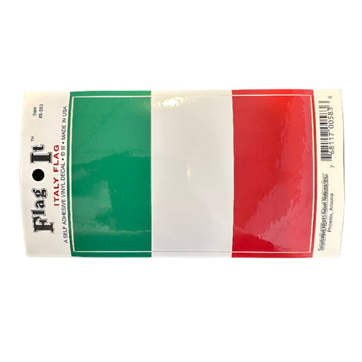 Italy Flag Decal - Made in USA