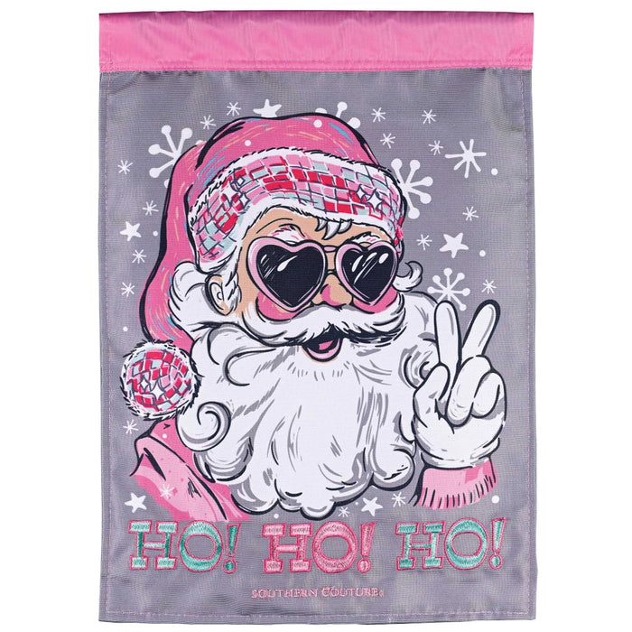 Disco Santa Garden Flag
