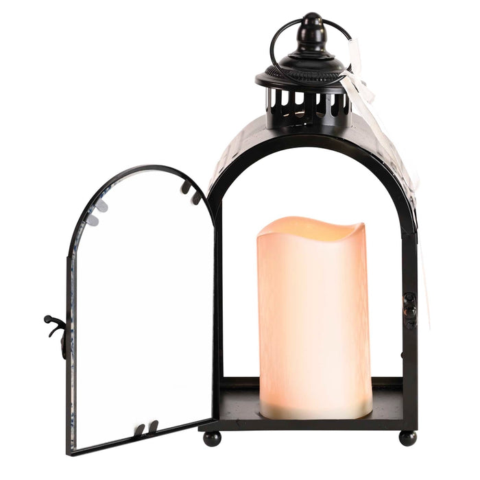 Lantern Skaters Candle Votive Metal Lantern