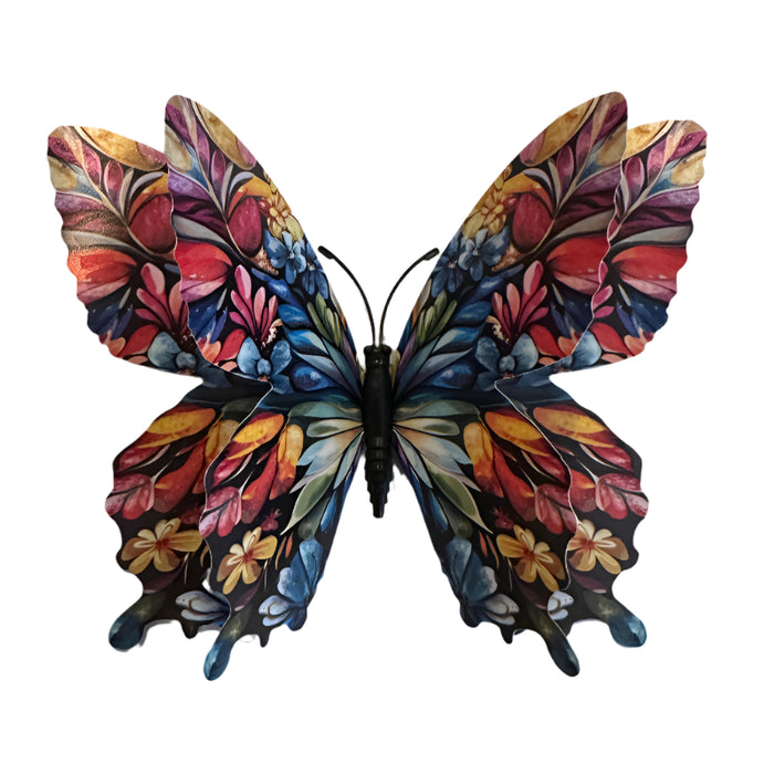 Floral Swallowtail Glow in the Dark Paper Butterfly Magnet