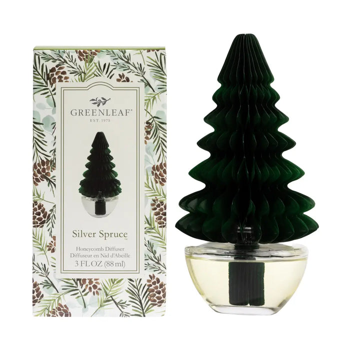 Silver Spruce Scented Honeycomb Tree Diffuser