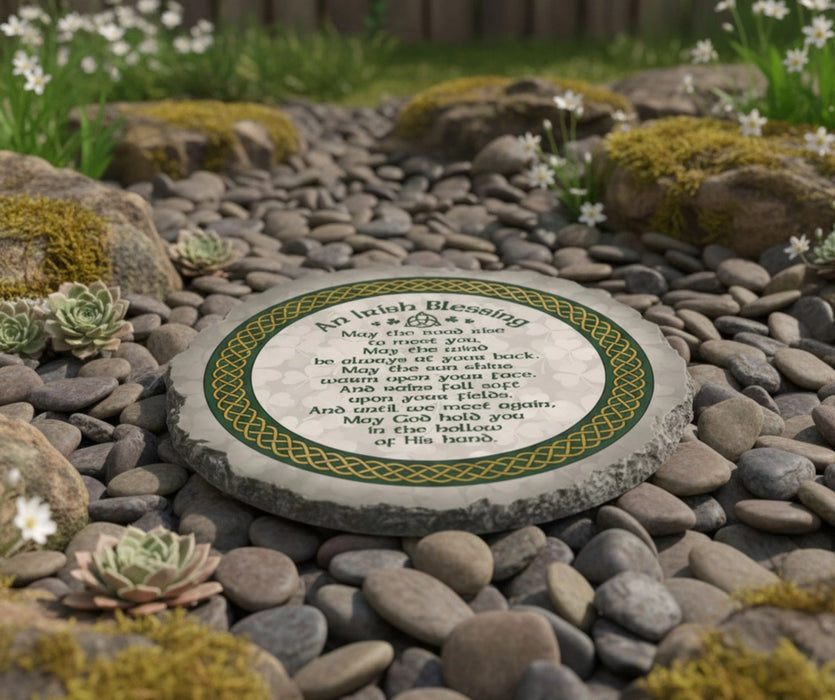 An Irish Blessing Stepping Stone/Wall Decor