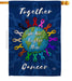 We are Together Cancer Awareness Banner Flag