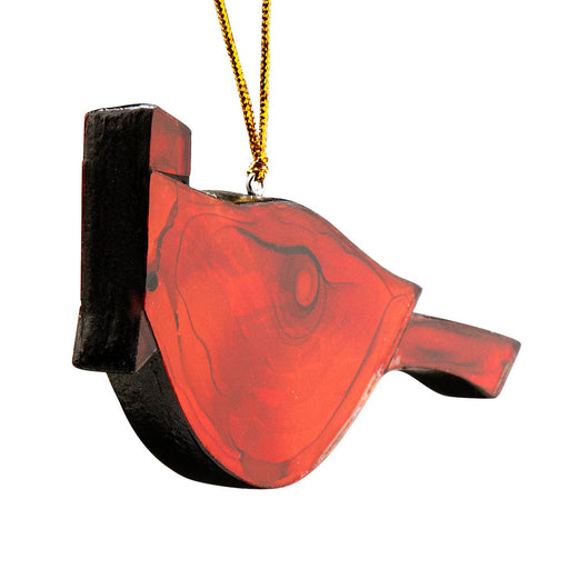 Fire Bird Glass Ornament