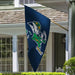 Notre Dame Fighting Irish Blue Back Banner Flag