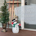 Waving Snowman Door Greeter Figurine