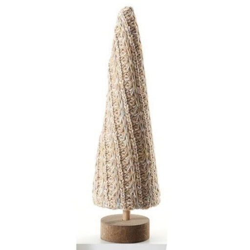 Taupe Knit-Look Christmas Tree Décor