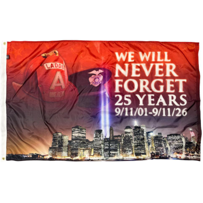 3x5' We Will Never Forget 2026 Nylon Flag