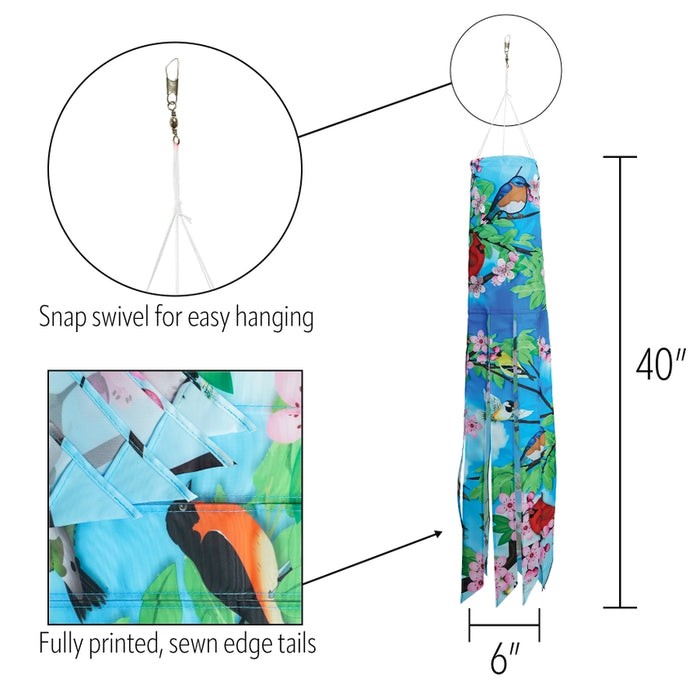 40" Songbird Illusion Windsock
