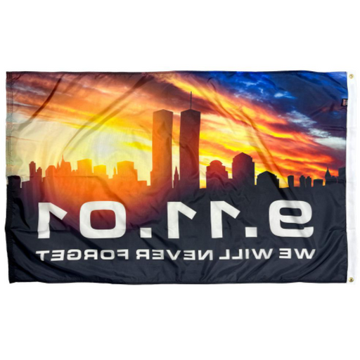 3x5' Twin Towers Sunset Nylon Flag