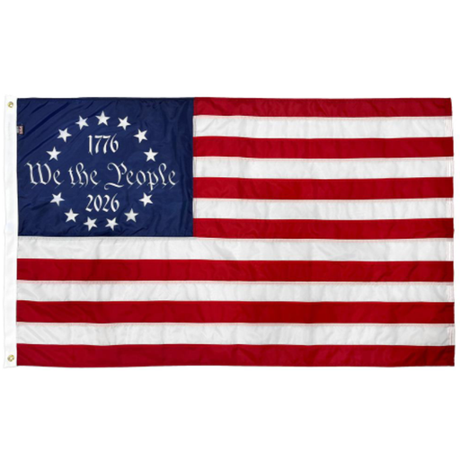 Betsy Ross We the People Printed Nylon Flag