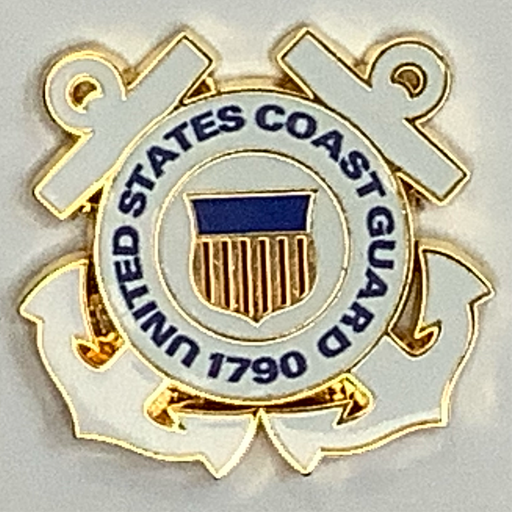 US Coast Guard Anchor Logo Lapel Pin 2025