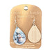 Jolly Snowman Wood Earrings