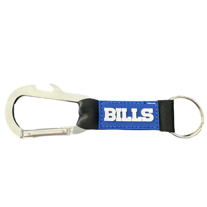 Buffalo Bills Carabiner Key Chain w/ Bottle Opener