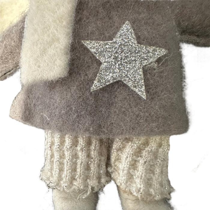 close-up of star detailing on shirt