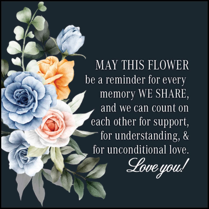 May This Flower Be a Reminder Ceramic Figurine