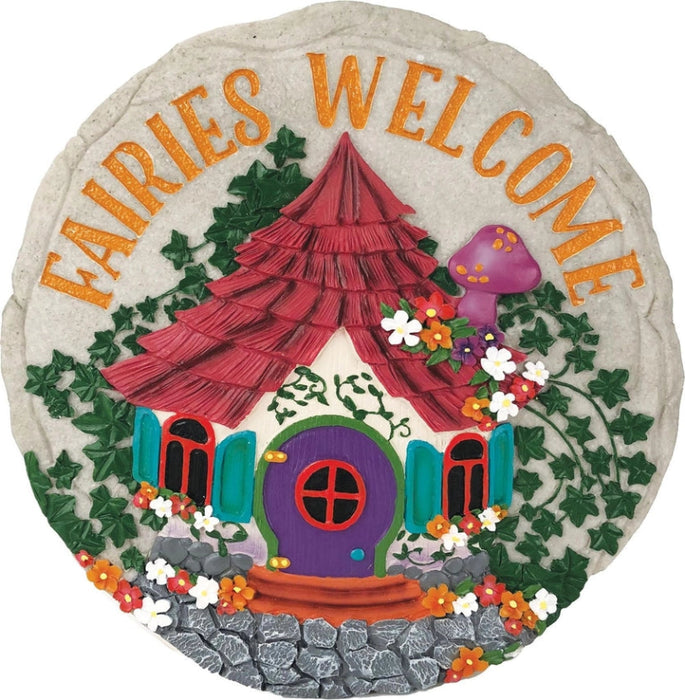 Fairies Welcome Stepping Stone/Wall Decor