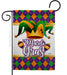 Mardi Gras Fun Garden Flag