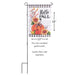 Hello Fall Chickadee Garden Flag