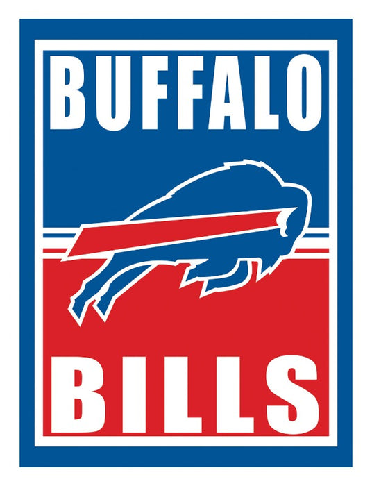 Buffalo Bills Color Metal Wall Sign
