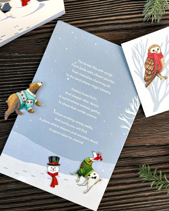 Woodland Wonderland Advent Calendar w/ Note Card