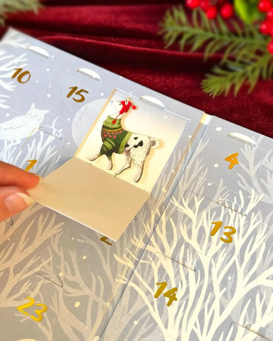Woodland Wonderland Advent Calendar w/ Note Card