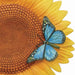 Sunflower Shape Stepping Stone/Wall Decor