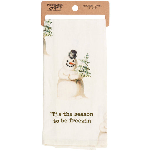 Tis The Season to be Freezin' Kitchen Towel
