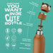 16oz Bestie Fox Animal Bottle