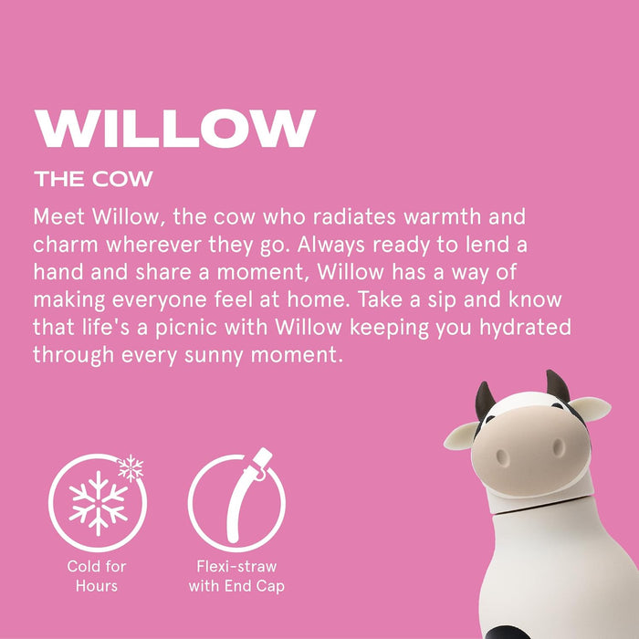 16oz Bestie Cow Animal Bottle