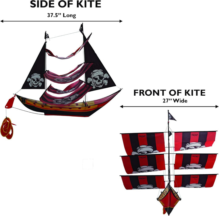 72" 3D Pirate Ship Kite