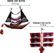 72" 3D Pirate Ship Kite