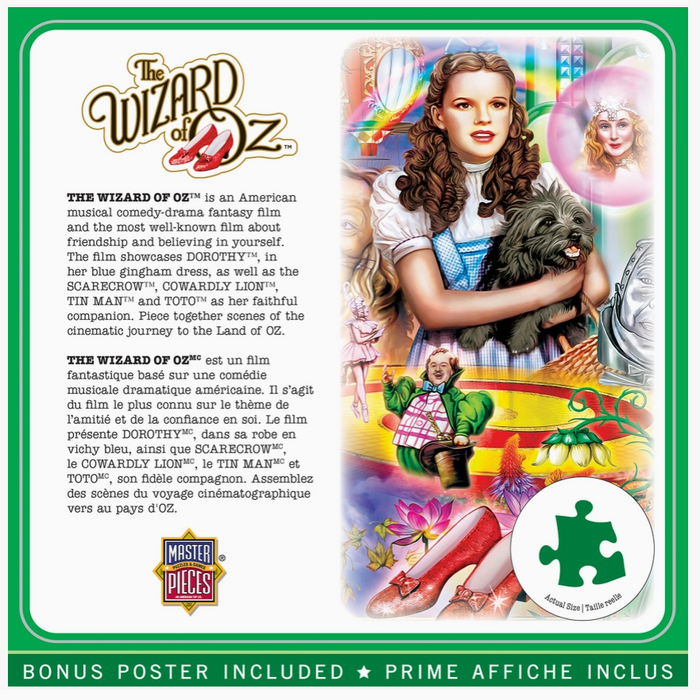The Wizard of Oz - Magical Land of Oz 1000 Piece Jigsaw Puzzle