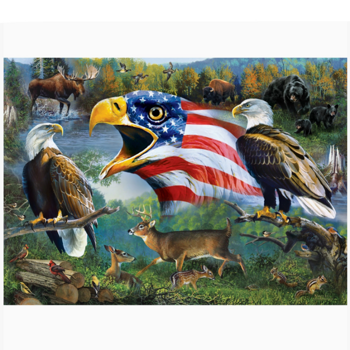 Mossy Oak - Freedom For All 1000 Piece Jigsaw Puzzle