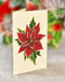 Birch Poinsettia Pop-Up Bouquet w/ Note Card
